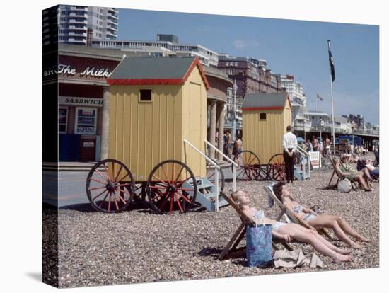 Old Style Bathing Suits in Brighton, 1968-Library-Stretched Canvas