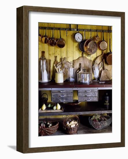 Old Style Kitchen-Guillaume De Laubier-Framed Art Print