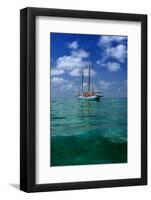 Old Style Wooden Sale Boat-FashionStock-Framed Photographic Print