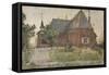 Old Sundborn Church, from 'A Home' series, c.1895-Carl Larsson-Framed Stretched Canvas