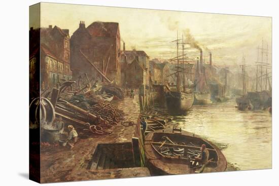 Old Sunderland, 1885-Thomas Marie Madawaska Hemy-Stretched Canvas