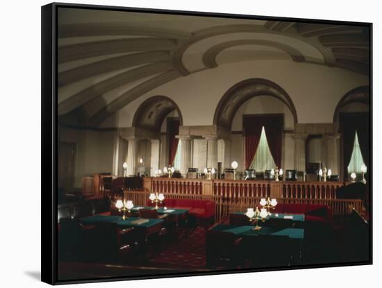 Old Supreme Court Chamber-null-Framed Stretched Canvas