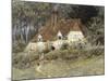 Old Surrey Cottage-Helen Allingham-Mounted Giclee Print