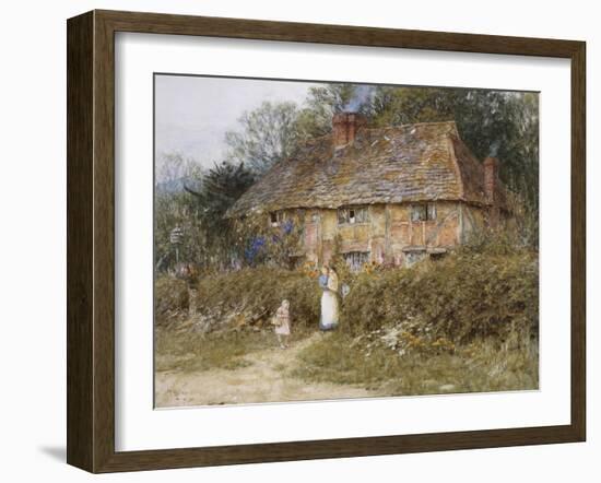 Old Surrey Cottage-Helen Allingham-Framed Giclee Print