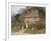 Old Surrey Cottage-Helen Allingham-Framed Giclee Print