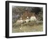 Old Surrey Cottage-Helen Allingham-Framed Giclee Print