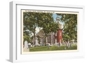 Old Swedes' Church, Wilmington, Delaware-null-Framed Art Print