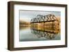 Old Swinging Train Bridge-Scruggelgreen-Framed Photographic Print