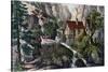 Old Swiss Mill, 1872-Currier & Ives-Stretched Canvas