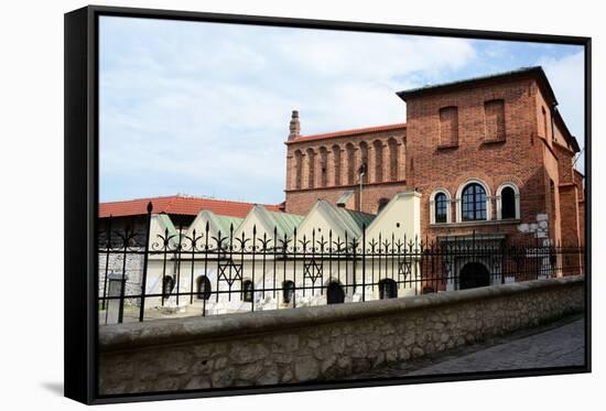 Old Synagogue or Orthodox Jewish Synagogue in the Kazimierz District of Krakow (Cracow), Poland-kaetana-Framed Stretched Canvas