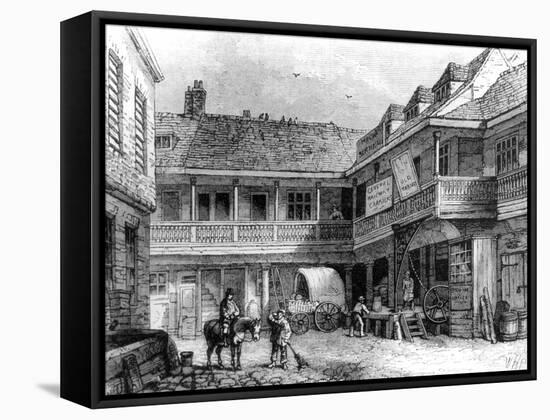 Old Tabard Inn-null-Framed Stretched Canvas