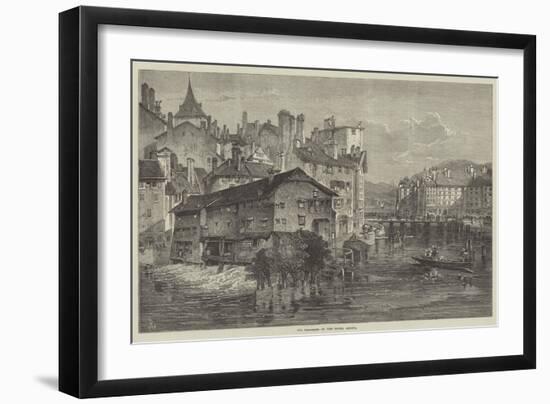 Old Tanneries on the Rhone, Geneva-null-Framed Giclee Print