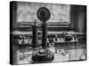 Old Telephone-Stephen Arens-Stretched Canvas