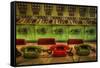 Old Telephones in Control Room-Nathan Wright-Framed Stretched Canvas