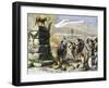 Old Testament: Adoration of the Golden Calf and Animal Sacrifice by the Hebrew (Israelites) People-null-Framed Giclee Print