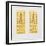 Old ticket of Empire State Building-Jennifer Abbott-Framed Giclee Print