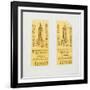 Old ticket of Empire State Building-Jennifer Abbott-Framed Giclee Print