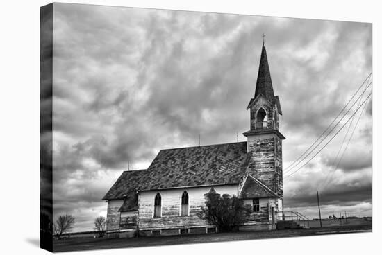 Old Timber Church-Rip Smith-Stretched Canvas