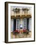 Old Timber Framed Building in Quimper, Southern Finistere, Brittany, France-Amanda Hall-Framed Photographic Print