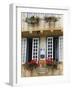 Old Timber Framed Building in Quimper, Southern Finistere, Brittany, France-Amanda Hall-Framed Photographic Print