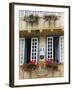 Old Timber Framed Building in Quimper, Southern Finistere, Brittany, France-Amanda Hall-Framed Photographic Print