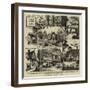 Old Timbered Houses in Kent-null-Framed Giclee Print