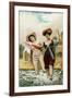 Old Time Bathing Beauties, Coronado, California-null-Framed Art Print