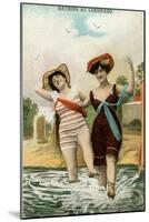 Old Time Bathing Beauties, Coronado, California-null-Mounted Art Print