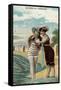 Old Time Bathing Beauties, Coronado, California-null-Framed Stretched Canvas