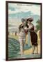 Old Time Bathing Beauties, Coronado, California-null-Framed Art Print