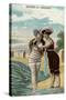 Old Time Bathing Beauties, Coronado, California-null-Stretched Canvas