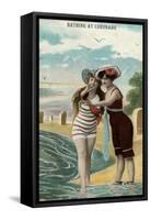 Old Time Bathing Beauties, Coronado, California-null-Framed Stretched Canvas