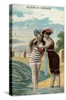 Old Time Bathing Beauties, Coronado, California-null-Stretched Canvas
