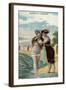 Old Time Bathing Beauties, Coronado, California-null-Framed Art Print