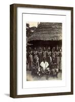 Old Time Chief, Upper Mendi, Sierra Leone, c.1920-null-Framed Giclee Print