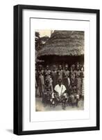 Old Time Chief, Upper Mendi, Sierra Leone, c.1920-null-Framed Giclee Print