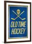 Old Time Hockey Sports-null-Framed Art Print