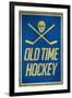 Old Time Hockey Sports-null-Framed Art Print