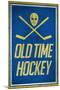 Old Time Hockey Sports-null-Mounted Art Print