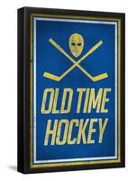 Old Time Hockey-null-Framed Poster