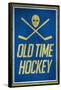 Old Time Hockey-null-Framed Poster