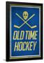 Old Time Hockey-null-Framed Poster