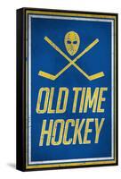 Old Time Hockey-null-Framed Stretched Canvas