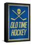 Old Time Hockey-null-Framed Stretched Canvas