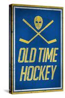 Old Time Hockey-null-Stretched Canvas