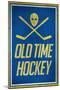 Old Time Hockey-null-Mounted Poster