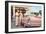 Old Time Service Station-null-Framed Art Print