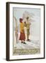 Old Time Skiers, Adelboden, Switzerland-null-Framed Art Print