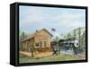 Old Time Train Station-Unknown Shannon-Framed Stretched Canvas