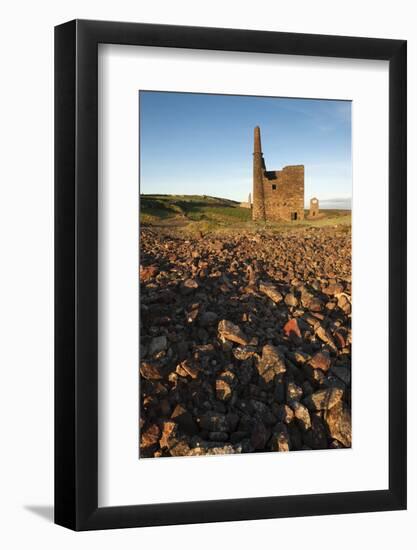 Old Tin Mine Workings, Botallack, Pendeen,Cornwall, England-Paul Harris-Framed Photographic Print